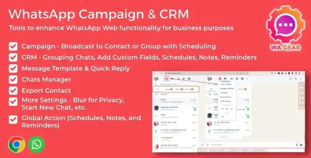WA Gear - WhatsApp Campaign and CRM